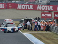 【MotoGP 日本GP】フリー走行で転倒のデ・アンジェリス、肺挫傷と診断 画像