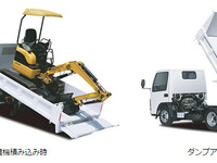 【東京モーターショー15】新明和、1台2役のスライドボデー付ダンプトラックを出品 画像
