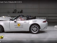 【ユーロNCAP】マツダ ロードスター 新型、衝突テストで見る安全性［動画］ 画像