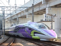 エヴァに“新生”、山陽新幹線500系を公開…11月7日から運行 画像