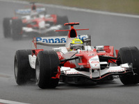 【トヨタF1】日本GP直前会見…雨にたたられた空力 画像