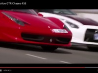 アブダビ警察の日産 GT-R、フェラーリ 458 を追撃［動画］ 画像