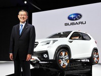 【東京モーターショー15】スバル吉永社長「2020年に高速道自動運転を量産車で」 画像