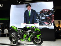【東京モーターショー15】川崎重工の富田常務「伝えたいのは“走りへのこだわり”」 画像