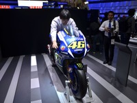 【東京モーターショー15】気分はロッシ…MotoGPレーサーに跨るチャンス 画像