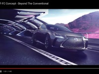 【東京モーターショー15】レクサス LF-FC、燃料電池の高級車という提案［動画］ 画像