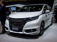 【東京モーターショー15】ホンダ オデッセイ ハイブリッド 登場 、ガソリン車との違いとは？ 画像
