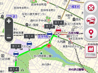 スマホ向けMapFan、対応バス路線に東武バスなど4社195路線を追加 画像