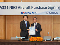 大韓航空、30機のエアバスA321neoを確定発注 画像