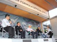 【スーパーフォーミュラ 最終戦】中嶋悟、一貴、大祐、一家揃ってトークショーで共演 画像