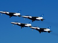 秋空を駆けるブルーインパルス、入間基地航空祭で20万人を魅了［写真蔵］ 画像