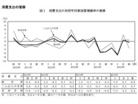 家計調査、実収入伸びるもサイフの紐固く…教育費は負担増 画像