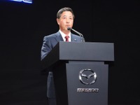 【ロサンゼルスモーターショー15】マツダ小飼社長、新型 CX-9「8割は北米で販売」 画像