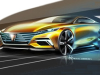 【広州モーターショー15】上海汽車の高級ブランド、栄威…ビジョンR 初公開へ 画像