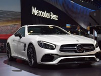 【ロサンゼルスモーターショー15】メルセデス SL、「63 AMG」も進化…585馬力のV8ツインターボ継続 画像
