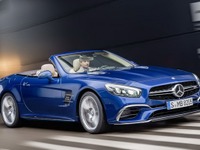 【ロサンゼルスモーターショー15】メルセデス SL、「65 AMG」にも改良新型…V12ツインターボは630馬力 画像