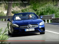 メルセデス SL に改良新型、優雅かつスポーティなオープン走行［動画］ 画像
