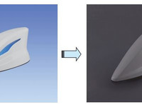 ヨコオ、LEDで側面が光るシャークフィンアンテナを発売 画像