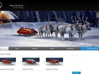 【クリスマス】サンタのソリをベンツがプロデュース!?　コンフィギュレーター公開 画像