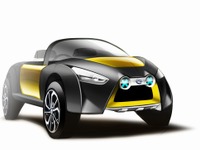 【東京オートサロン16】ダイハツ、コペン ドレスアワード最優秀作品の実車コンセプトカーを初公開 画像