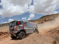 【ダカール16】日野チームスガワラ、今大会初のクラス1-2フィニッシュ 画像