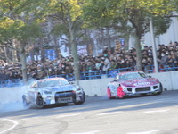 【東京オートサロン16】恒例のD1GPキックオフドリフト開催、上位選手が勢揃い 画像