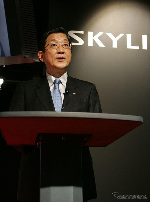 【日産 スカイライン 新型発表】ゴーンCEOの スカイライン より大事な約束