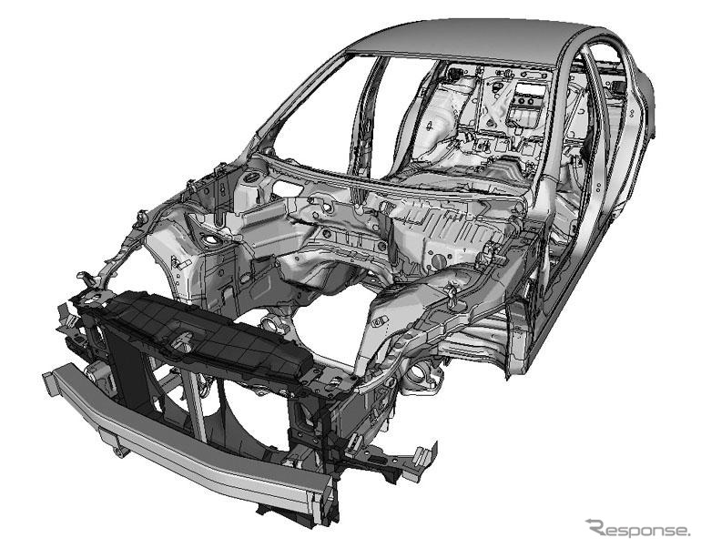 【日産 スカイライン 新型発表】プラットフォームもボディも一新