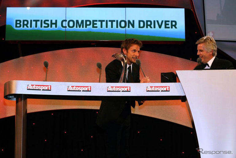 【ホンダF1】バトン、グラハム・ヒル賞受賞