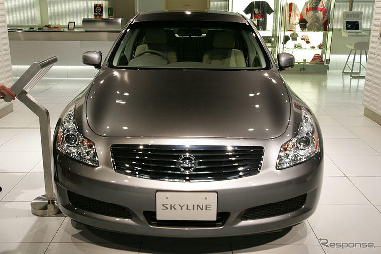 日産、自社開発ハイブリッドは『スカイライン』に