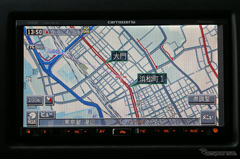 【最新カーナビ徹底ガイド2006秋冬】パイオニア AVIC-HRZ88G…楽ラク操作で本格ナビ性能