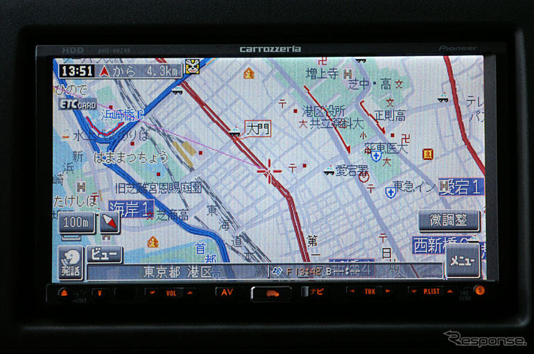 【最新カーナビ徹底ガイド2006秋冬】パイオニア AVIC-HRZ88G…楽ラク操作で本格ナビ性能