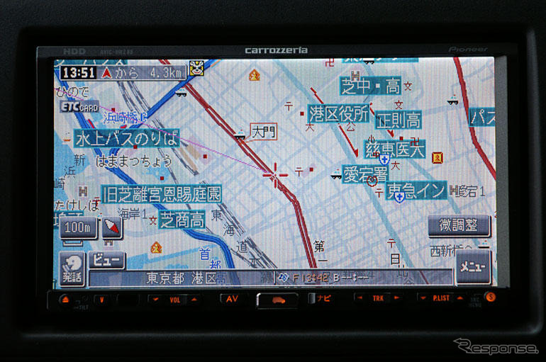 【最新カーナビ徹底ガイド2006秋冬】パイオニア AVIC-HRZ88G…楽ラク操作で本格ナビ性能