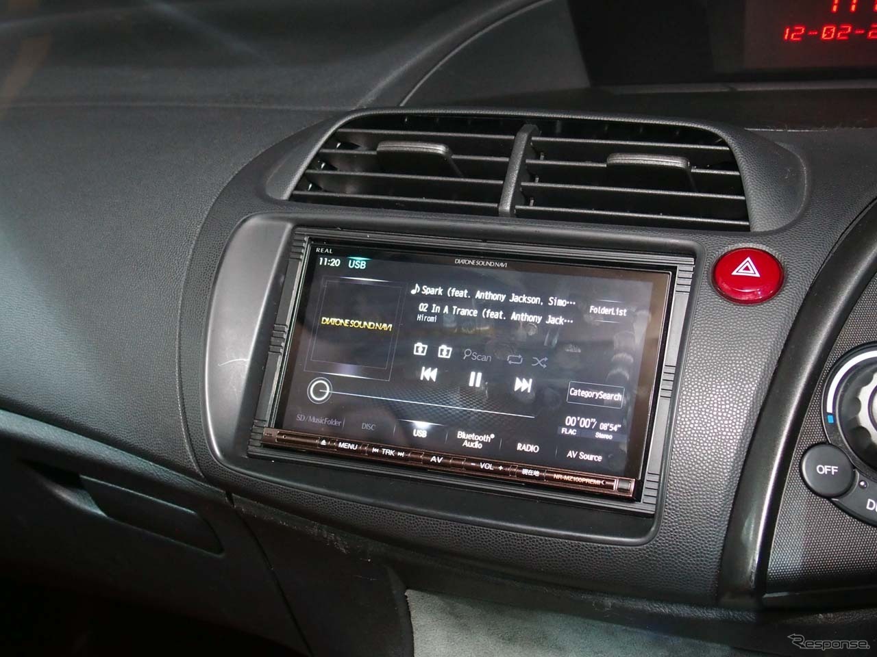 シビックTYPE Rの「DIATONE SOUND NAVI.」の上位機「NR-MZ100PREMI」