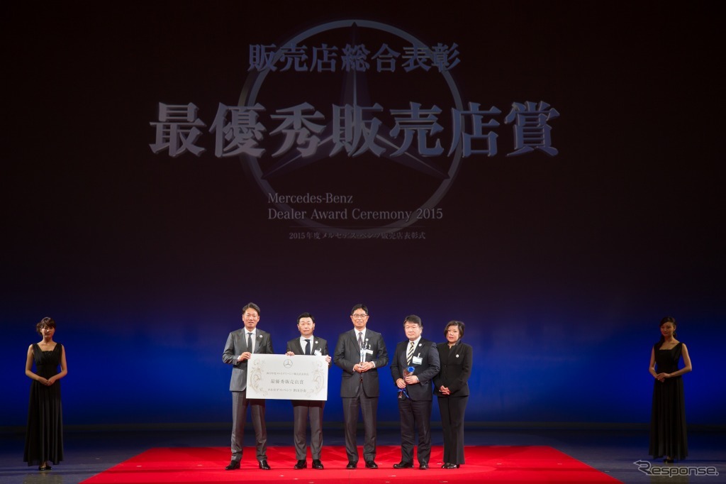 左から MBJ 上野社長、シュテルン世田谷 坂口拠点長、板東社長、橋本専務、MBJ フタニ副社長