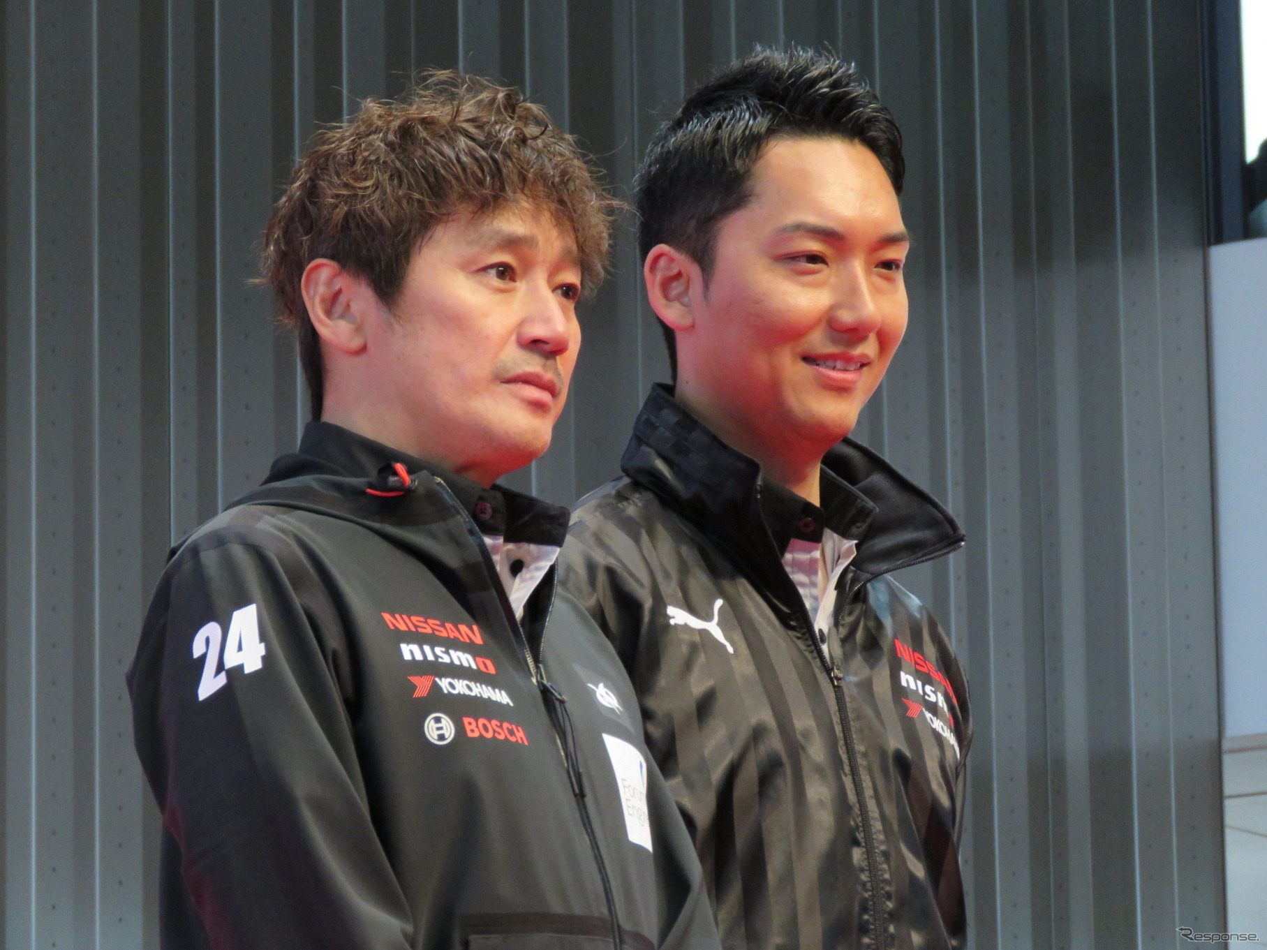 KONDOレーシングの近藤監督と藤井選手。