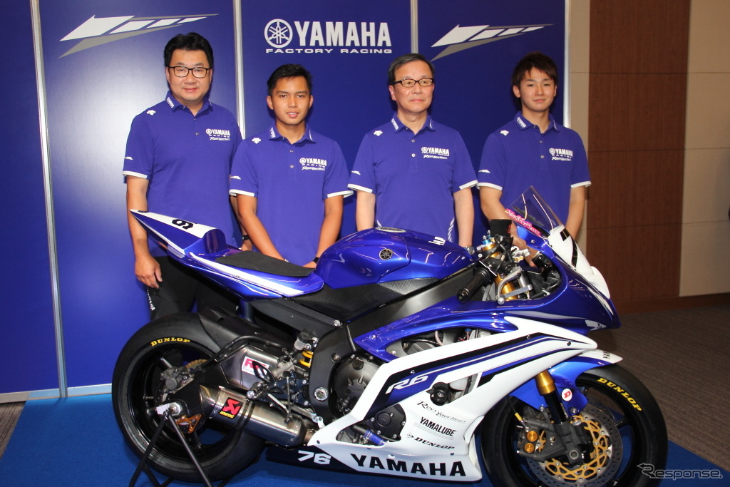 アジアロードレース選手権SS600クラスに参戦するYAMAHA RACING TEAM