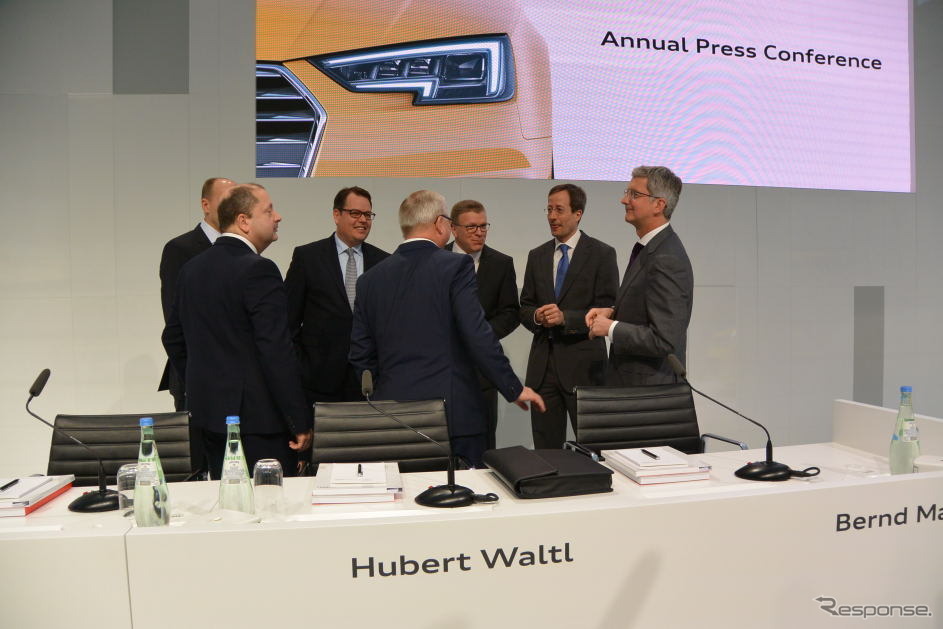 アウディ 2015年次報告会見