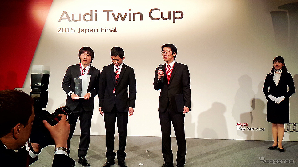 全世界のアウディディーラーが技術を競う「Audi Twin Cup」。その2016年日本代表を決める「ジャパンファイナル」が大阪で開催された