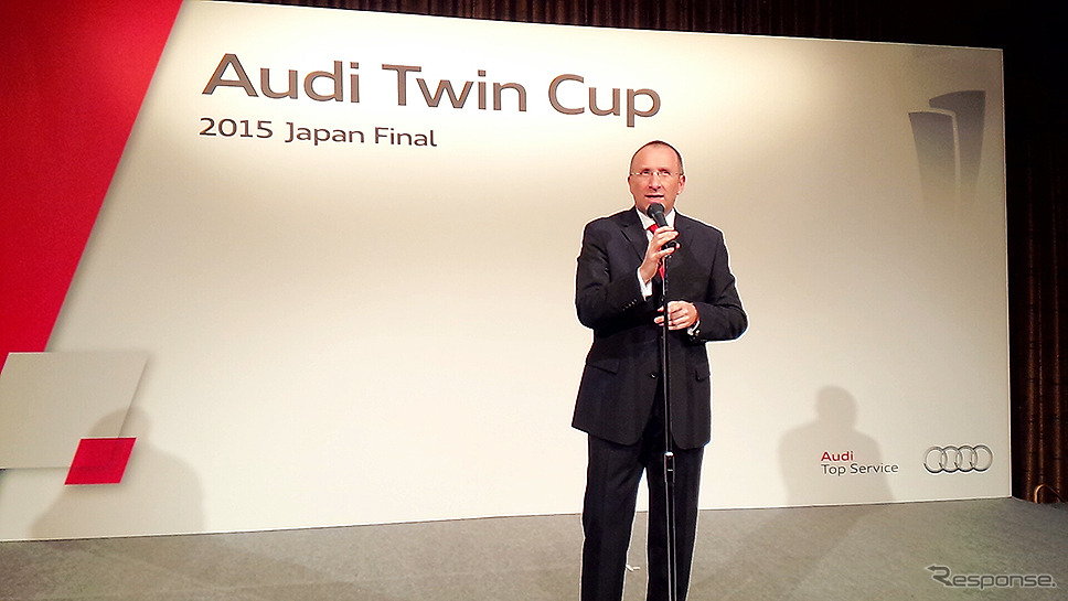 全世界のアウディディーラーが技術を競う「Audi Twin Cup」。その2016年日本代表を決める「ジャパンファイナル」が大阪で開催された