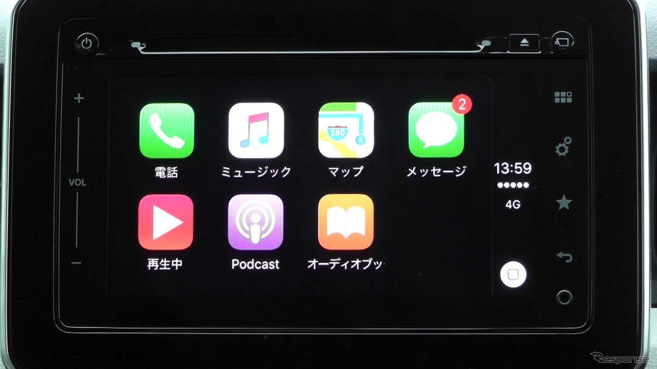 CaｒPlayモードのメイン画面