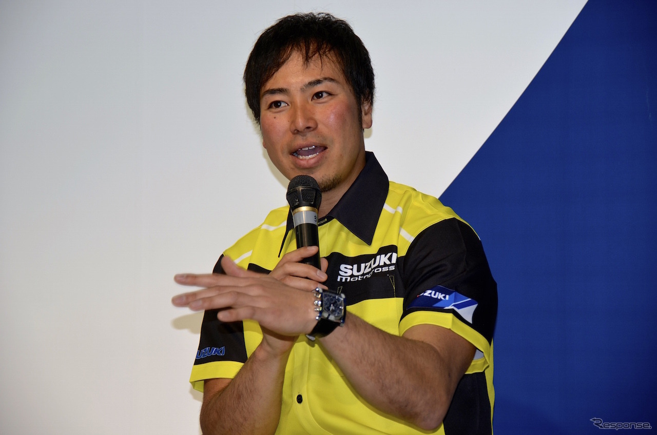 昨シーズンの全日本モトクロス・チャンピオン小島庸平選手のトークショー。
