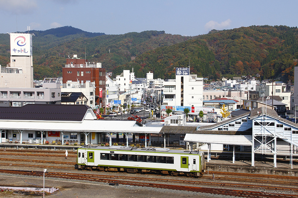 JR東日本キハ110系気動車（宮古駅）