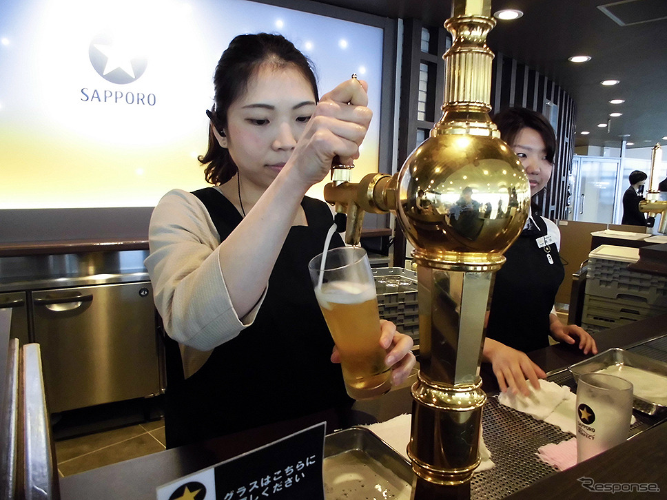 サッポロビール千葉工場・黒ラベルツアー。工場見学のあとの一杯