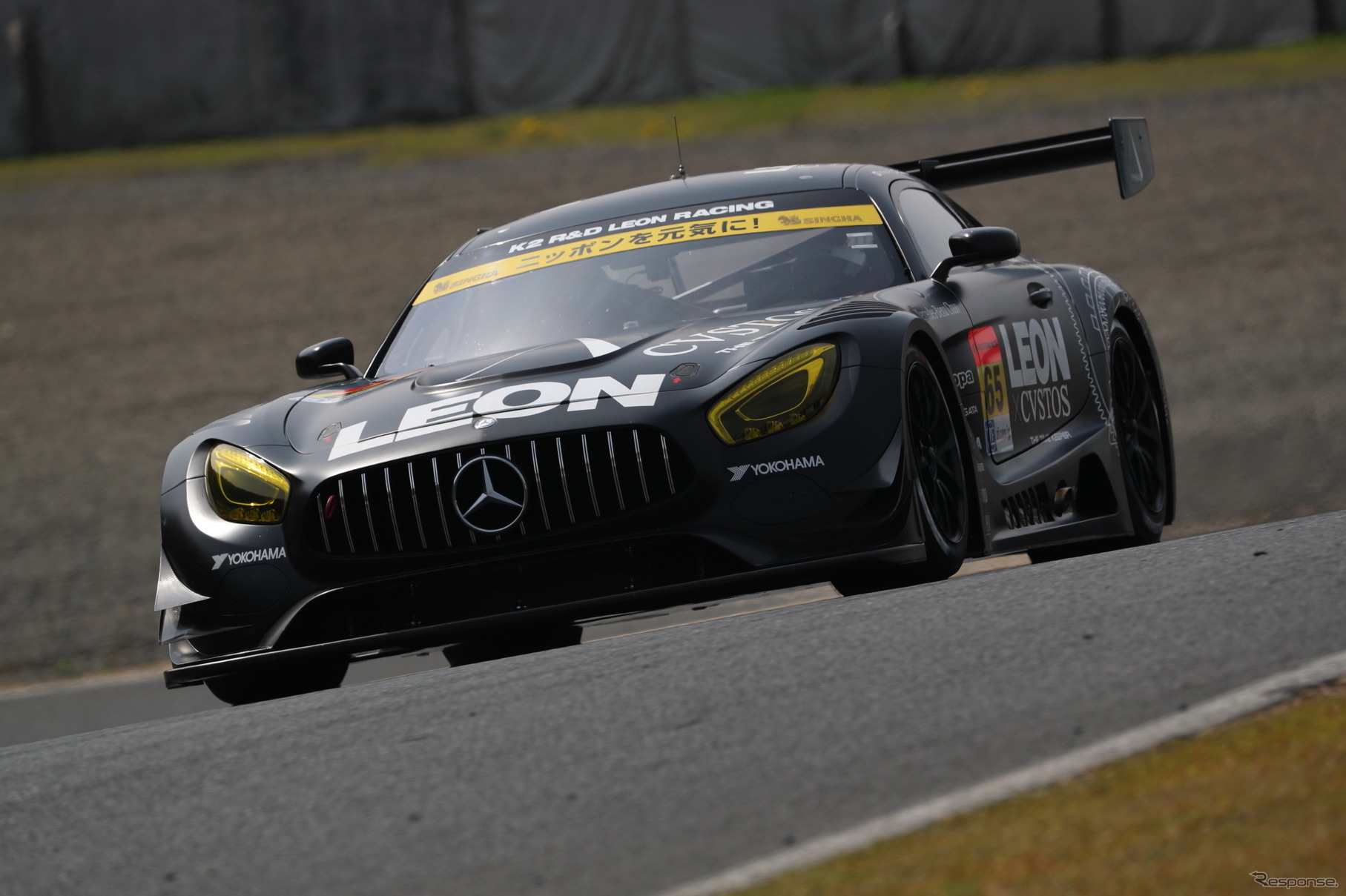 #65 メルセデスAMG GT3（GT300クラス予選2位）