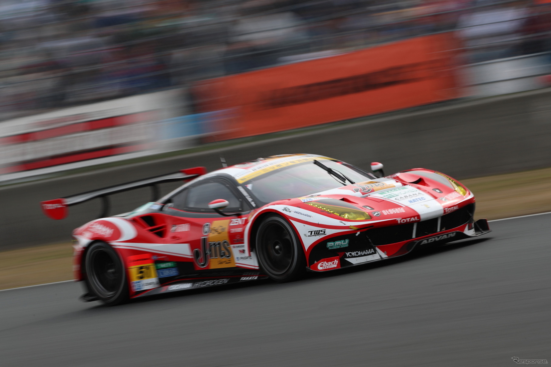 5位の#51 フェラーリ488 GT3。