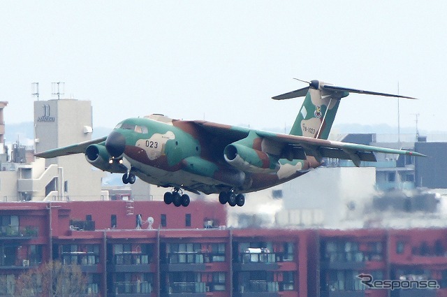 航空自衛隊のC-1輸送機（参考画像）