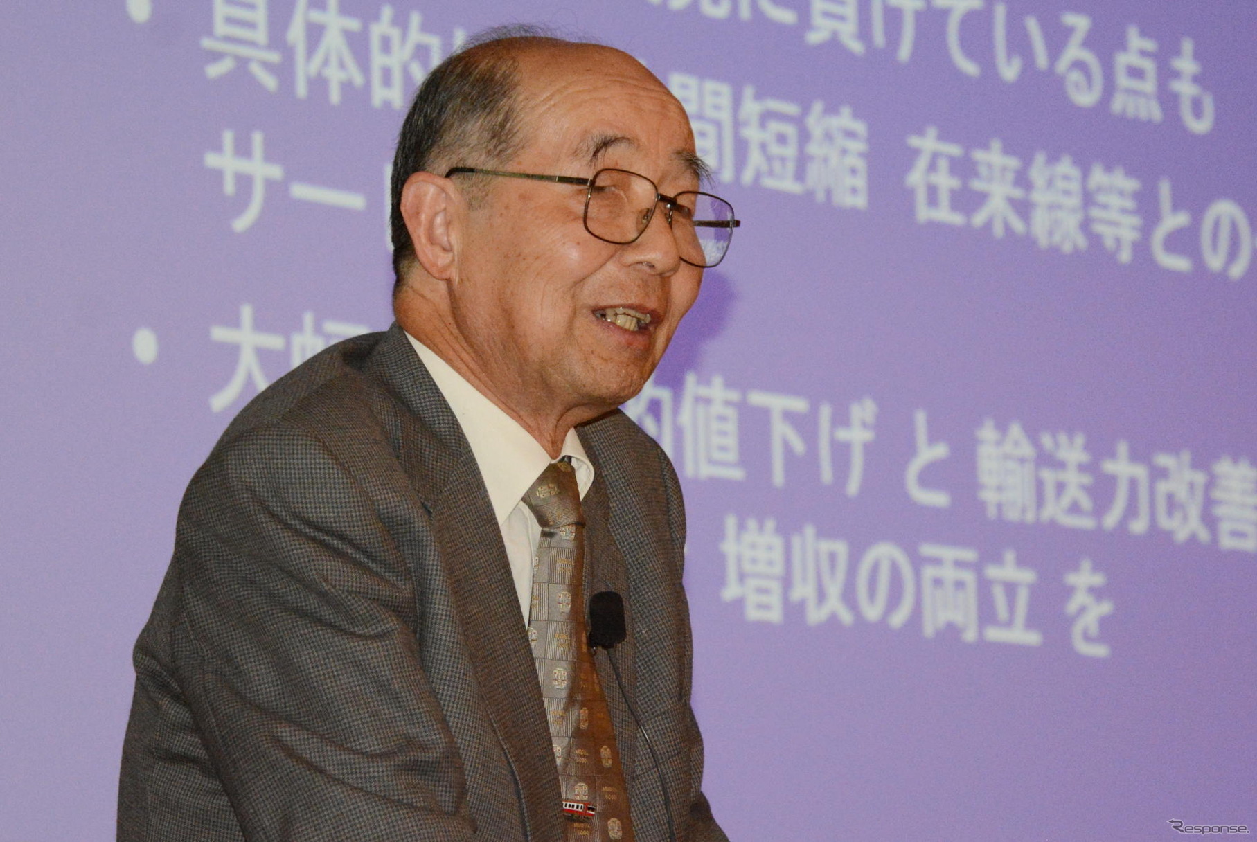 曽根悟 特任教授。工学博士で、東京大学の名誉教授でもある。