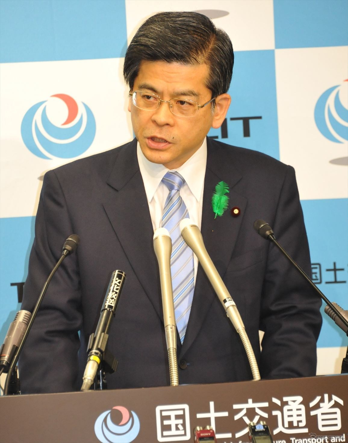 石井啓一国土交通相（19日・霞が関）