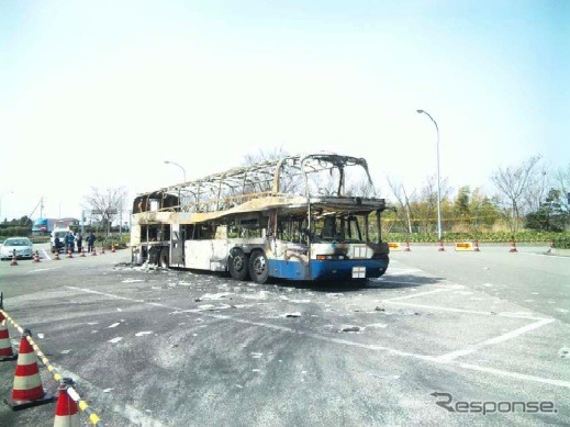 ジェイアールバス関東事故車